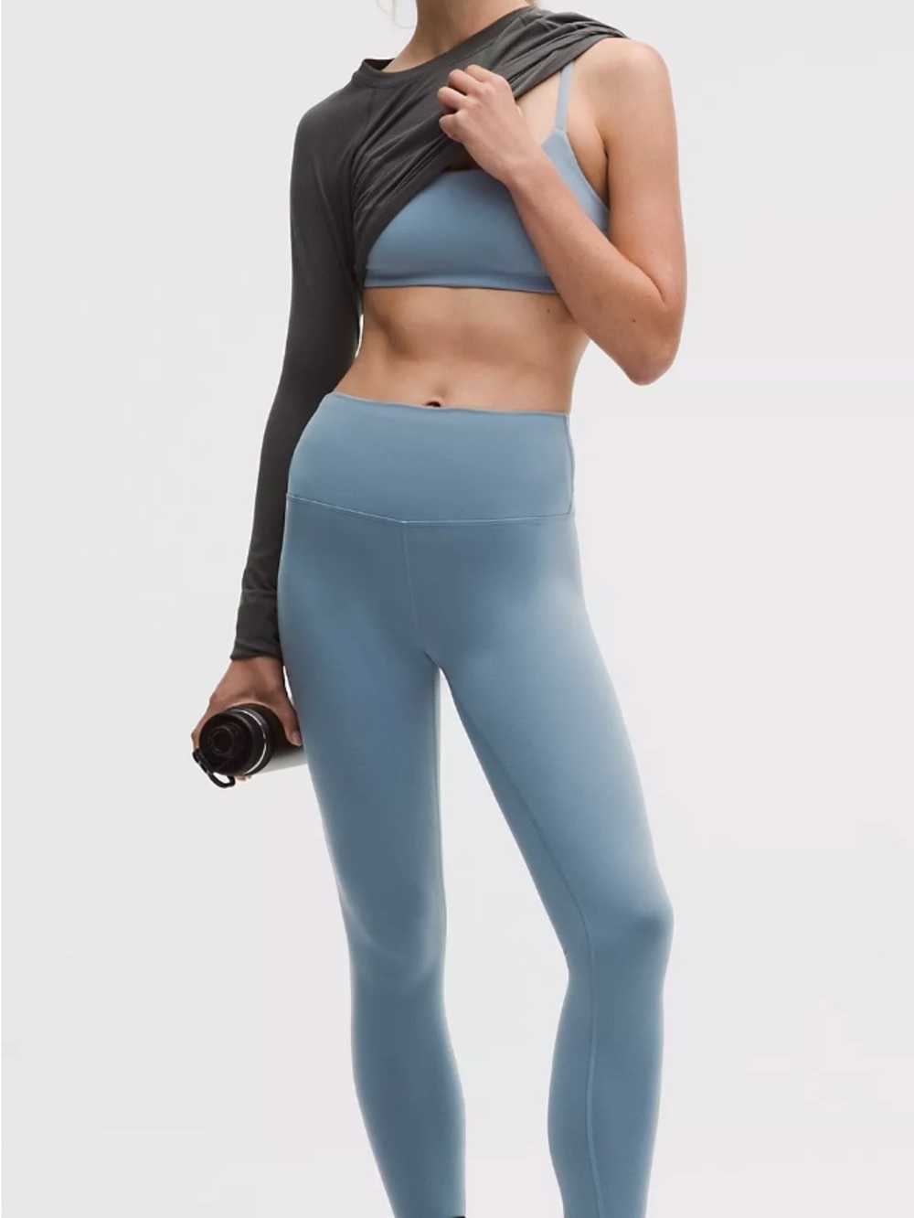 lululemon athletica Calm Blue High-Rise Seamless Leggings